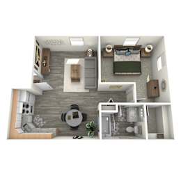 1 bed, 1 bath, 575 sqft, $1,005