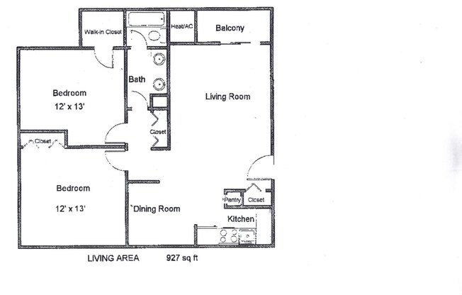 2 beds, 1 bath, 1,000 sqft, $1,245, Unit #31