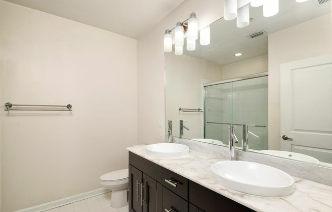 View of Bathroom at The Marq Highland Park