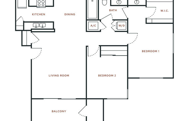 2 beds, 1 bath, 900 sqft, $2,715