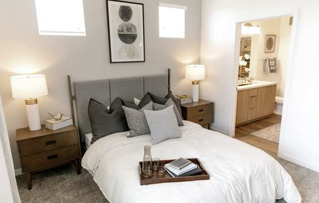 Bedroom at The Aster at Mountain Vista Apartments in Mesa Arizona