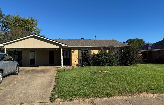 Beautiful 3 Bedroom Home in South Bossier