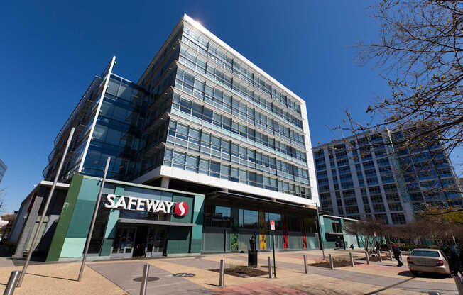 Safeway Grocery next to Lex and Leo at Waterfront Station in Washington DC 20024