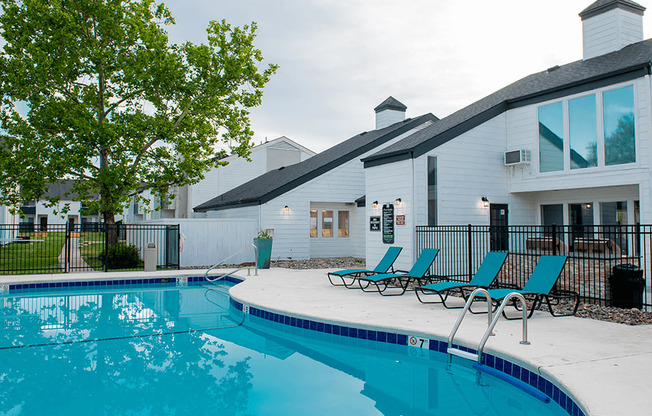 our apartments in a city have a swimming pool