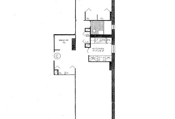 1 bed, 1 bath, 921 sqft, $7,675, Unit 18C