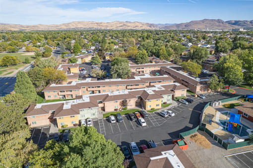 Aerial View at Parkside Gardens Apartments, Sparks, NV 89169  