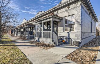 Amazing Row Home across George Morrison Park. Beautifully updated with exquisite finishes throughout.