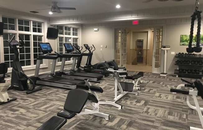 Fitness Center 2020 at The Sanctuary of Lake Villa, Lake Villa, Illinois