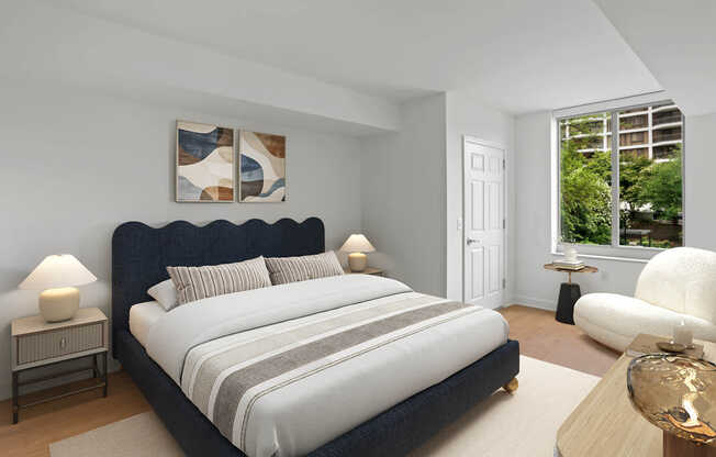 Bedroom with Hard Surface Flooring