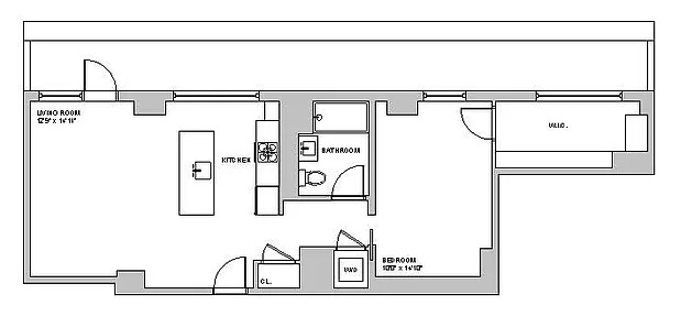 1 bed, 1 bath, 771 sqft, $5,591, Unit 1605