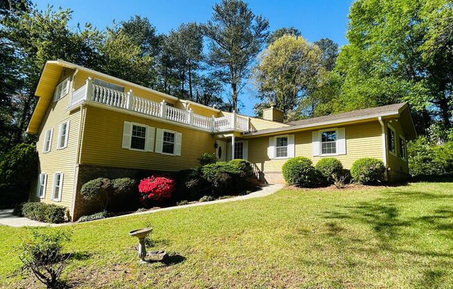 WOW! This 5 bedroom, 3 full bathroom home is a hidden GEM in Gwinnett County! Must see!