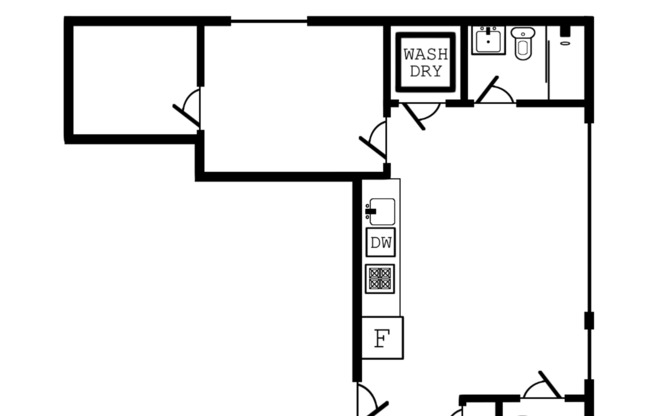 1 bed, 1 bath, 600 sqft, $1,850, Unit 201