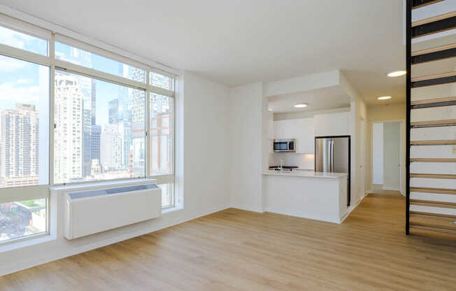 Living Room with Hard Surface Flooring