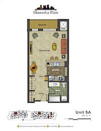 Studio, 1 bath, 569 sqft, $1,275