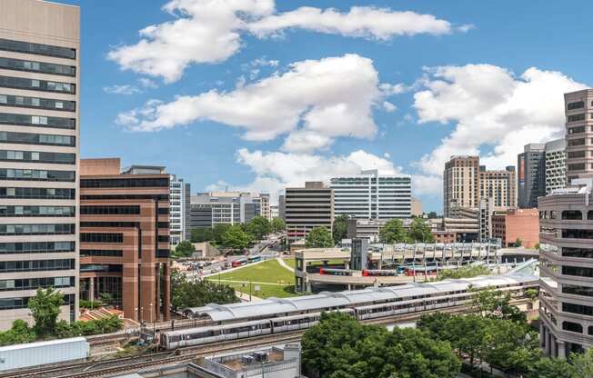 Balcony view of Silver Spring at Lenox Park, Silver Spring, Maryland