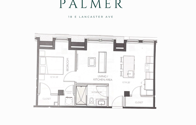1 bed, 1 bath, 590 sqft, $1,795, Unit PH-08