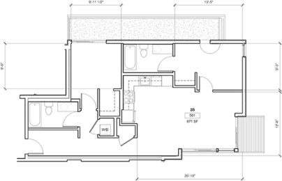 2 beds, 2 baths, 915 sqft, $3,348