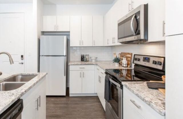 Kitchen With Ample Storage at Parc View Apartments & Townhomes, Midvale, UT