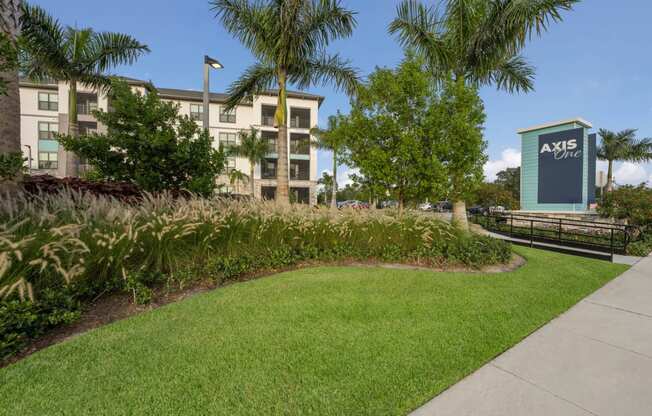 Exterior entrance area at AxisOne, Florida