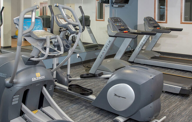 Fitness room cardio machines at Waterstone Place in Minnetonka, MN 55305