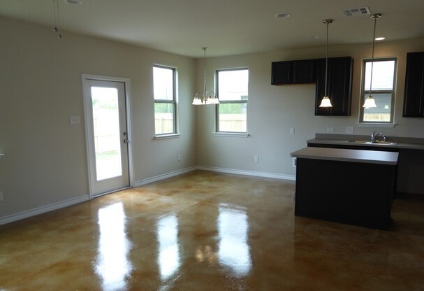 This beautiful home sits on a corner lot