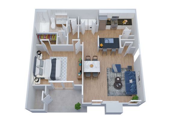 1 bed, 1 bath, 695 sqft, $1,650