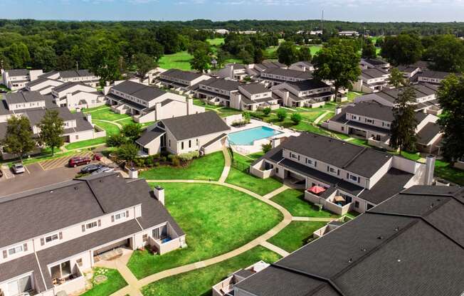 Aerial view of Townhomes at Townhomes at Gateway, Bensalem, PA, 19020