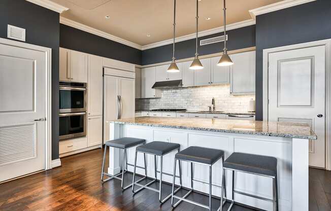 Kitchen island at The Woodley, 2700 Woodley Road, NW, 20008