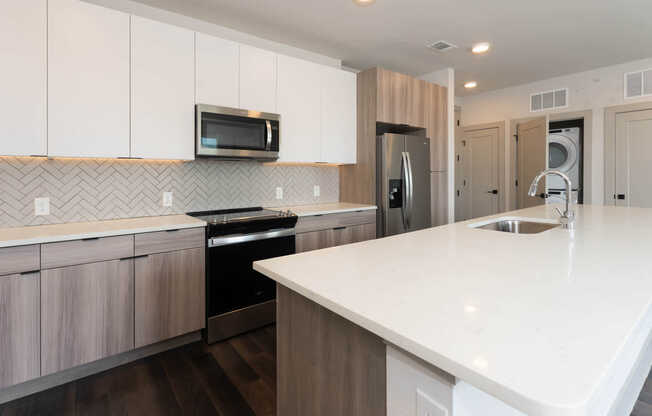 Kitchen with Stainless Steel Appliances