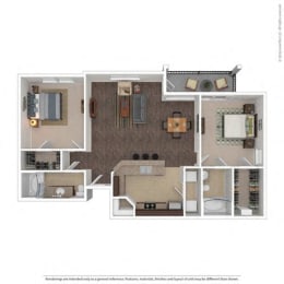 2 beds, 2 baths, 1,170 sqft, $1,808