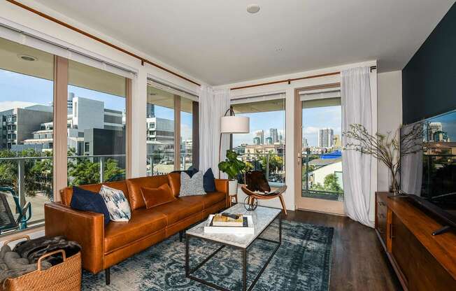 Floor to Ceiling Windows in Select Apartments at F11 Luxury Apartments in San Diego, CA