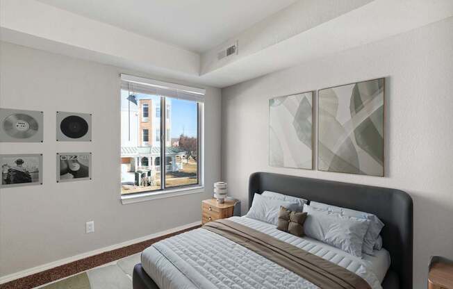 Bedroom with Abundant Natural Light