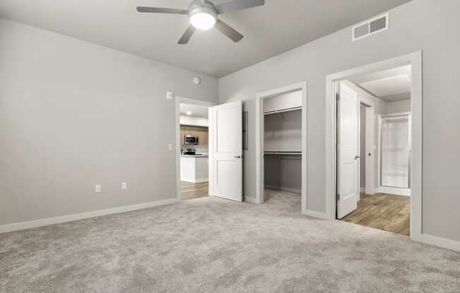 Bedroom at V on Broadway Apartments in Tempe AZ November 2020 (7)