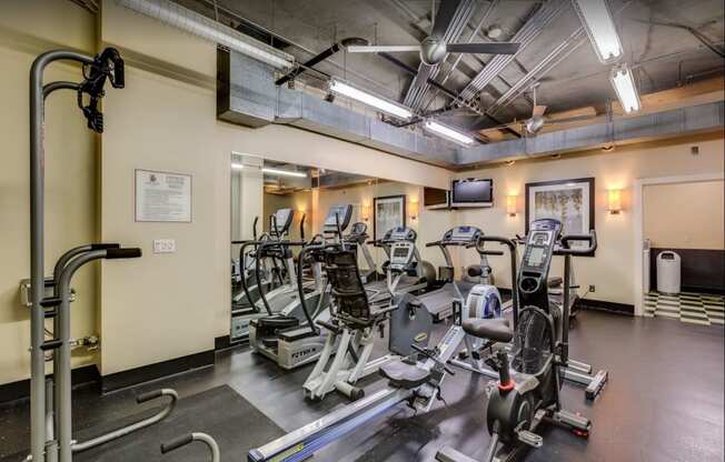 the apartments at masse corner 205 fitness room