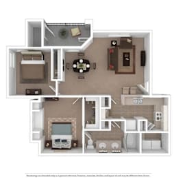 2 beds, 1 bath, 948 sqft, $1,425