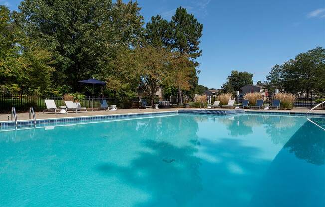 Sparkling Pool at Ascent at Farmington Hills, Farmington Hills, 48331