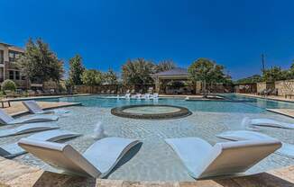 the swimming pool at the resort at governors crossing at Discovery at Craig Ranch, Texas, 75070