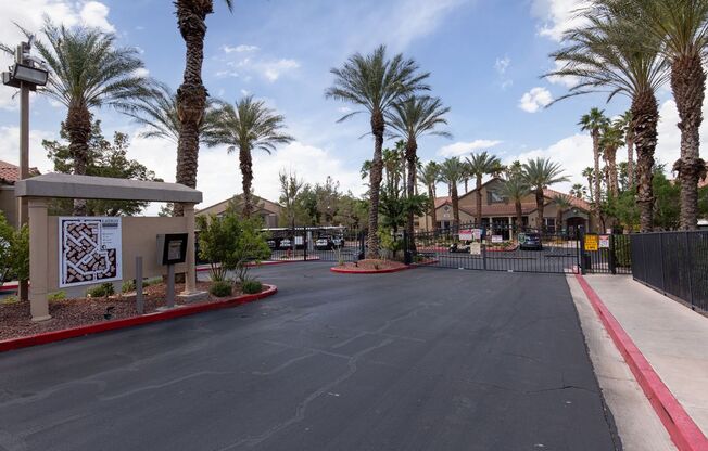 First floor one bedroom in gated Silverado Rach community