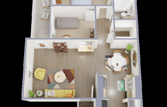 1 bed, 1 bath, 807 sqft, $949