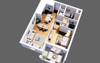 1 bed, 1 bath, 700 sqft, $1,625, Unit 308