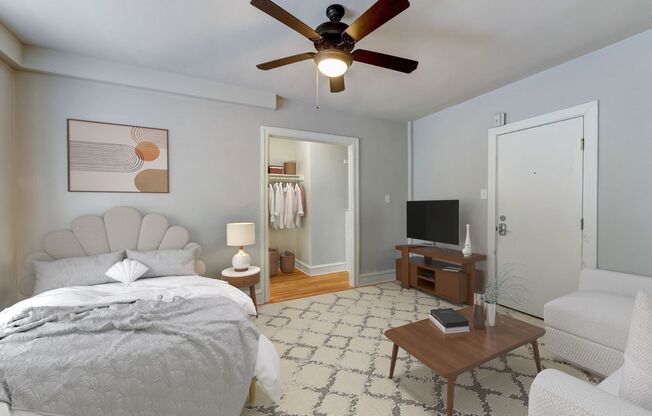 Studio, 1 bath, $995, Unit B406