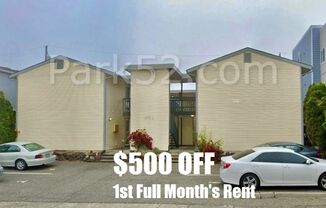 $500 Off First Full Month! -North Tacoma - 1st Floor 1 Bedroom 1 Bathroom Apartment