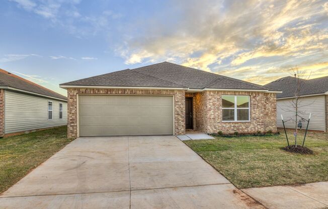 Brand New Construction + 4 bedrooms + Mustang Schools