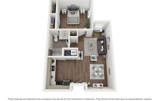 1 bed, 1 bath, 722 sqft, $2,145, Unit 151