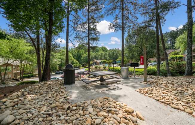 Grill Area at Oakley Run Apartments in Smyrna, Georgia, GA