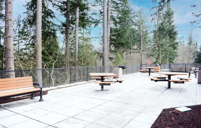 Picnic Area With BBQ Grilling Station at Manor Way, Everett, Washington, 98204