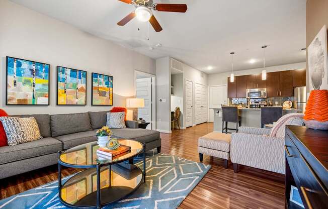 Living And Kitchen at Bridge at Southpark Meadows, Texas