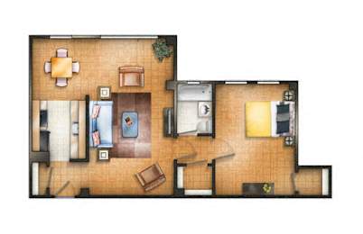 1 bed, 1 bath, 610 sqft, $1,737