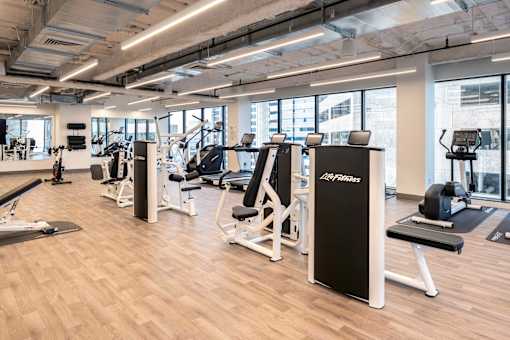 Fitness Room at 220 Meridian, Indianapolis, IN 46204