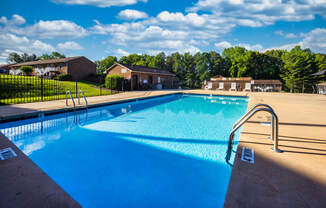 the swimming pool at our apartments